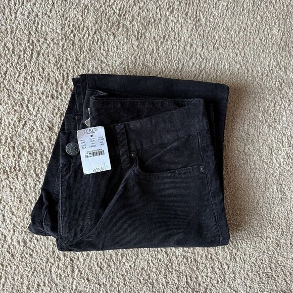 J Crew Pants Womens 30S (32x31) Bootcut Corduroy Black NWT Mid Rise - Picture 14 of 14